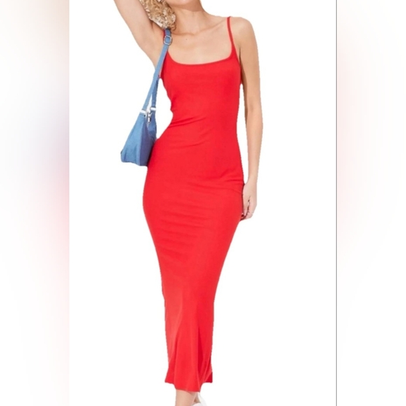 NWT- Wild Fable Women's Red Knit Dress Size Large - Picture 1 of 7